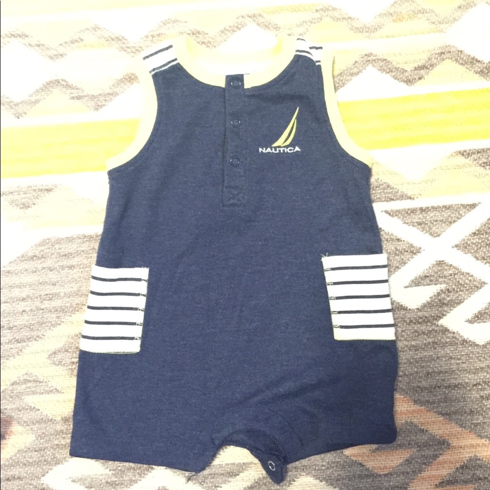 Nautica Short Sleeve Romper